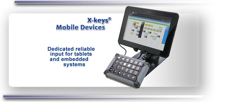 X-keys Mobile Control Keypads