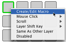 Select Create/Edit Macro