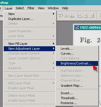 Create a new adjustment layer