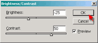 Set the values and click OK