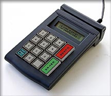 X-keys LCD keypad with card reader