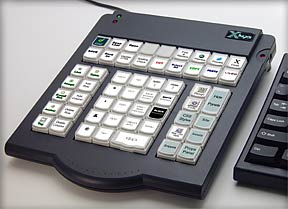 X-keys Professional Keyboard (58 keys) with Dreamweaver MX legends on the keys