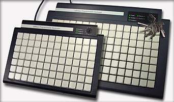 X-keys 128 key keyboard with locking switch