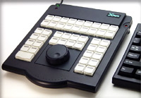 X-keys jog & shuttle editor (jog and shuttle knob with 46 keys)